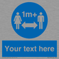 MH6128: 1M  Social Distance custom sign