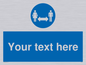 MH6138: Social Distance Custom sign