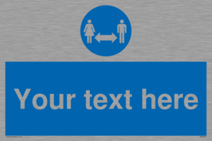 MH6138: Social Distance Custom sign