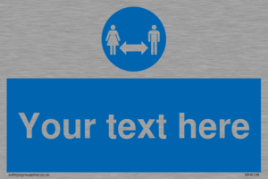 MH6138: Social Distance Custom sign
