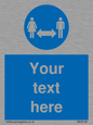 MH6138: Social Distance Custom sign
