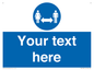 MH6138: Social Distance Custom sign