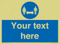 MH6138: Social Distance Custom sign