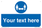 MH6138: Social Distance Custom sign
