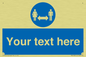 MH6138: Social Distance Custom sign