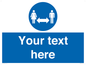 MH6138: Social Distance Custom sign