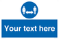 MH6138: Social Distance Custom sign