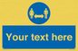 MH6138: Social Distance Custom sign