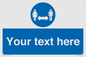 MH6138: Social Distance Custom sign