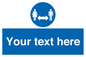 MH6138: Social Distance Custom sign