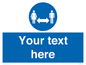 MH6138: Social Distance Custom sign