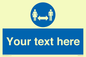 MH6138: Social Distance Custom sign