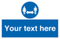 MH6138: Social Distance Custom sign