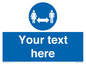 MH6138: Social Distance Custom sign