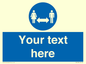 MH6138: Social Distance Custom sign