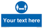 MH6138: Social Distance Custom sign