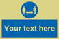 MH6138: Social Distance Custom sign