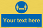 MH6138: Social Distance Custom sign