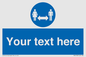MH6138: Social Distance Custom sign