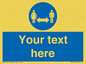 MH6138: Social Distance Custom sign