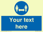 MH6138: Social Distance Custom sign
