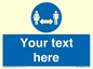 MH6138: Social Distance Custom sign