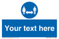 MH6138: Social Distance Custom sign