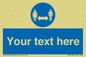 MH6138: Social Distance Custom sign
