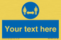 MH6138: Social Distance Custom sign