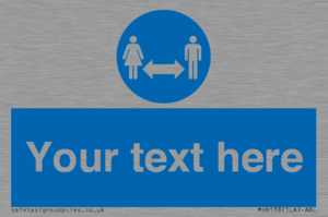 MH6138: Social Distance Custom sign