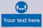 MH6138: Social Distance Custom sign