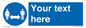 MH6138: Social Distance Custom sign