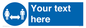 MH6138: Social Distance Custom sign