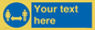 MH6138: Social Distance Custom sign