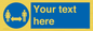 MH6138: Social Distance Custom sign