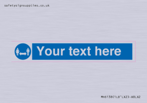 MH6138: Social Distance Custom sign