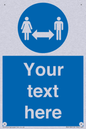MH6138: Social Distance Custom sign