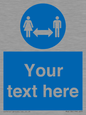 MH6138: Social Distance Custom sign