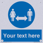 MH6138: Social Distance Custom sign