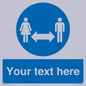MH6138: Social Distance Custom sign