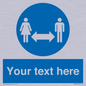 MH6138: Social Distance Custom sign