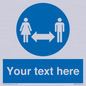 MH6138: Social Distance Custom sign
