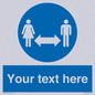 MH6138: Social Distance Custom sign