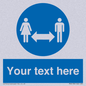 MH6138: Social Distance Custom sign