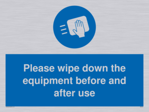 MH6159: Please wipe down the equipment before and after use