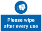 MH6160: Please wipe after every use