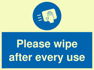 MH6160: Please wipe after every use