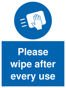 MH6160: Please wipe after every use