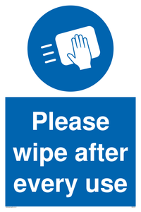 MH6160: Please wipe after every use