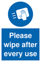 MH6160: Please wipe after every use